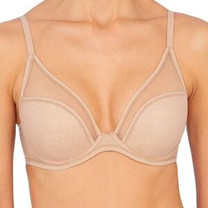 Natori Escape Full Fit Underwire Bra 34C Café Beige Nude NWT